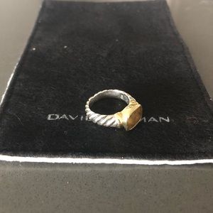 David Yurman RARE Lemon Citrine Ring
